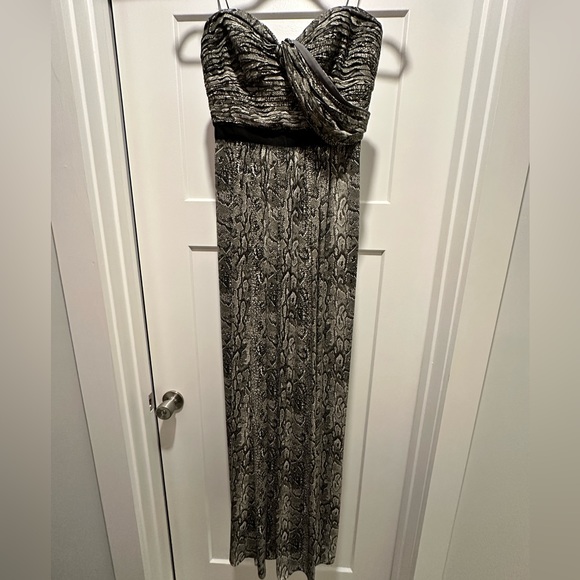 BCBGMaxazria Janelle Snake Print Gown - NWT - 2 - Picture 2 of 6
